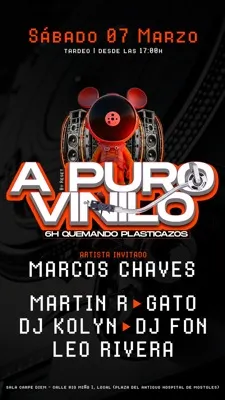 Flyer RESET CLUB -  A PURO VINILO — 07/03/2026 17:00